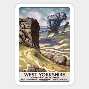 West Yorkshire Giant Sticker